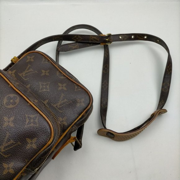 Auth Louis Vuitton Lv Crossbody Bag Amazon Brown #61174L23 - Picture 4 of 9